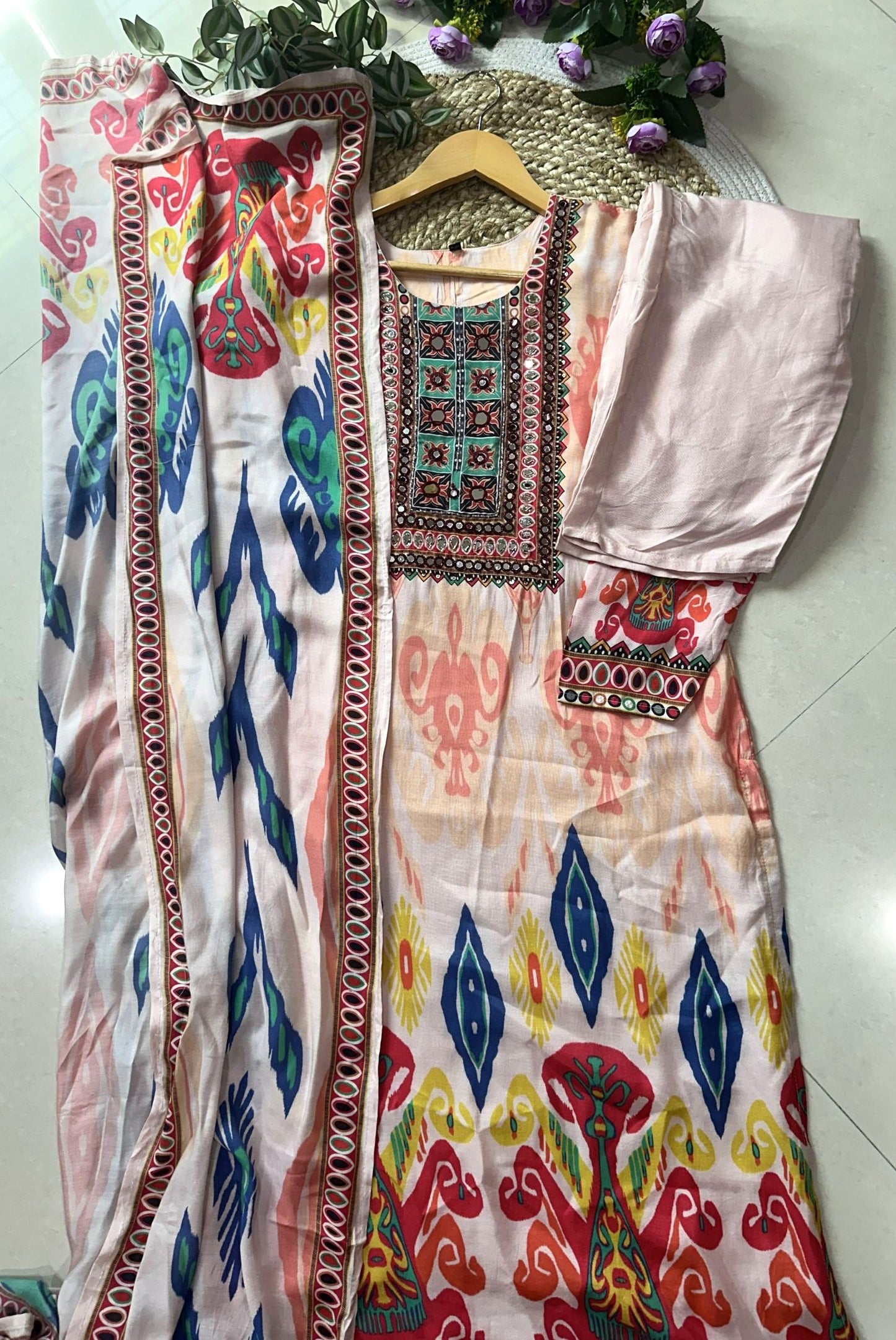 Pure Muslin Kurta Set_KE-0211-101
