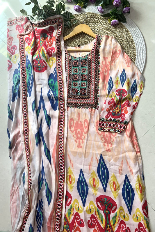 Pure Muslin Kurta Set_KE-0211-101
