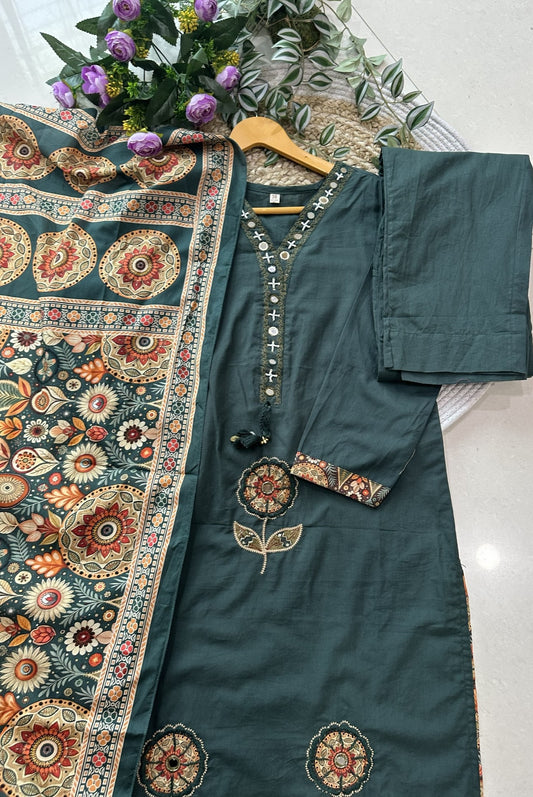 Elegant Embroidery Kurta Set_KE-0211-11