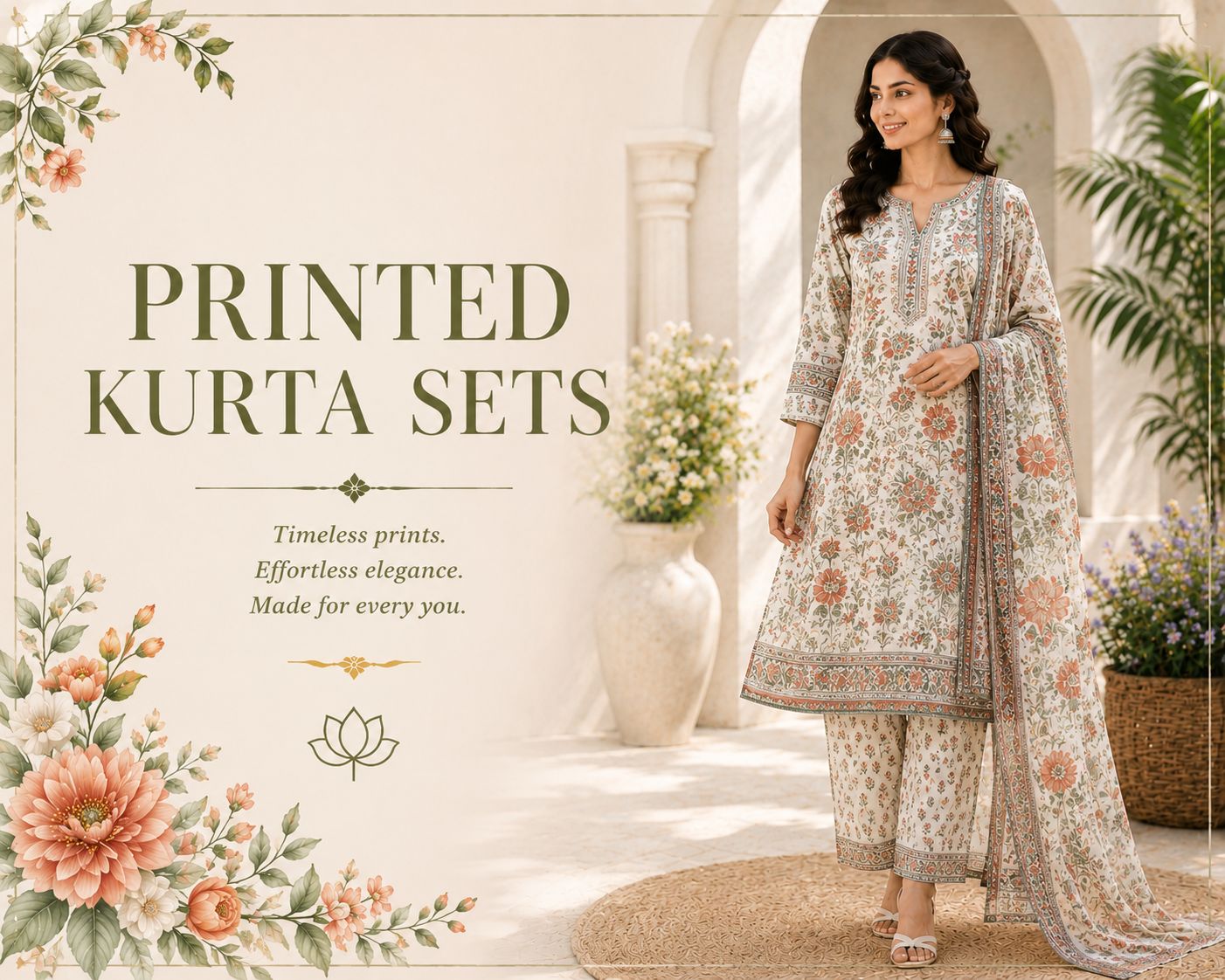 Printed Kurta Sets