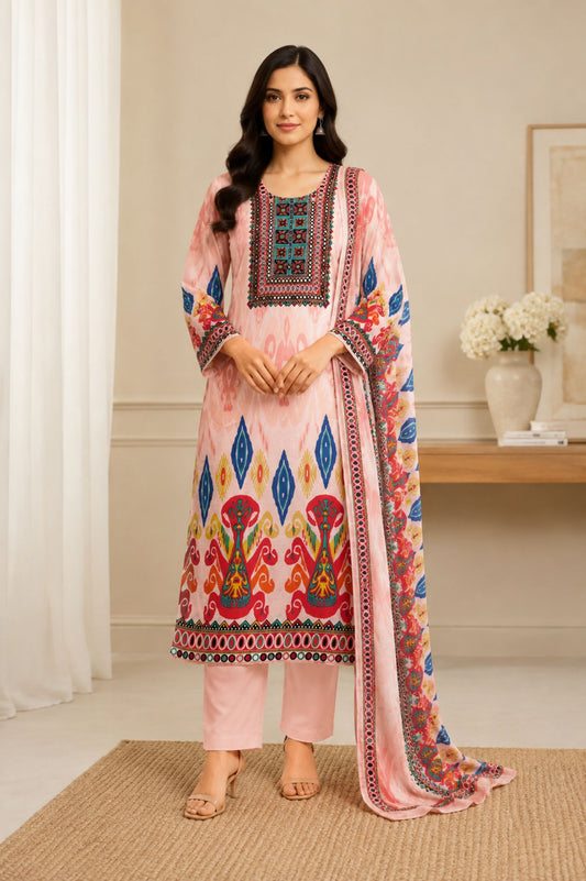 Pure Muslin Kurta Set_KE-0211-101