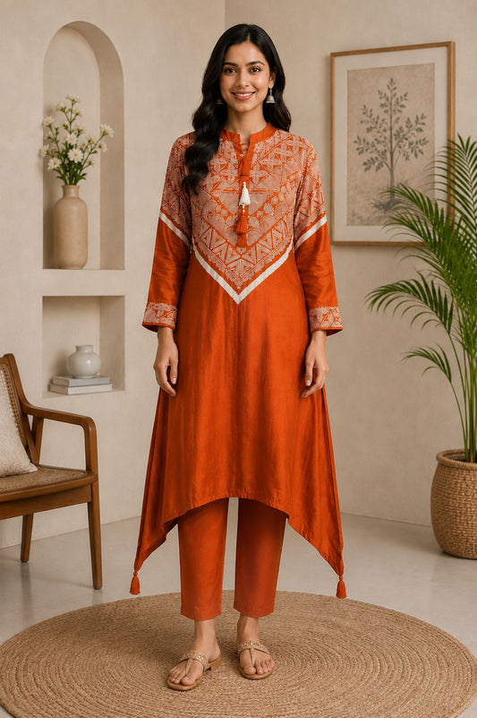 Pure Gajji Silk Co-ord Set_KE-0211-104
