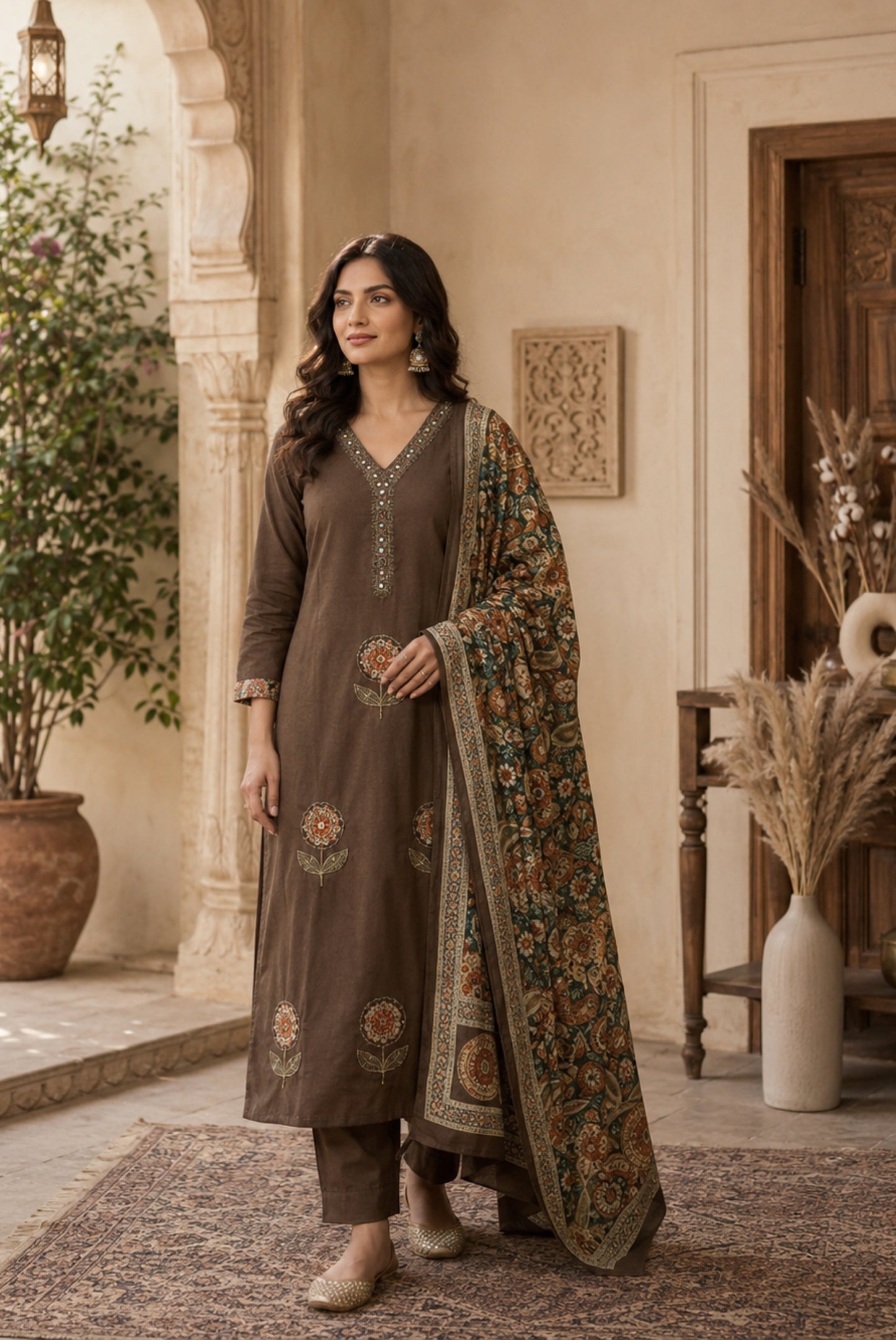 Elegant Embroidery Kurta Set_KE-0211-10