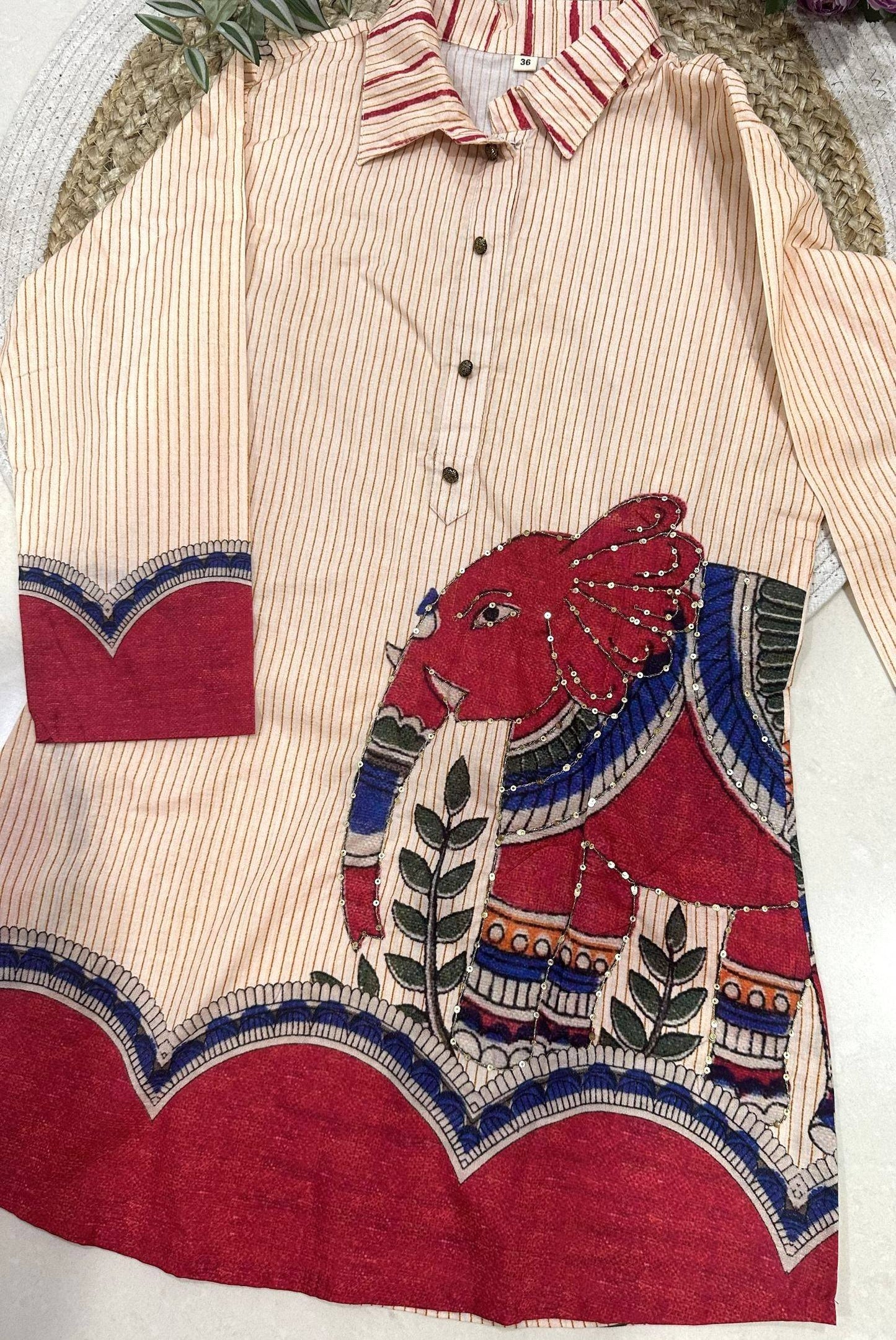 Printed Cotton Co-ord Set_KE-0211-89