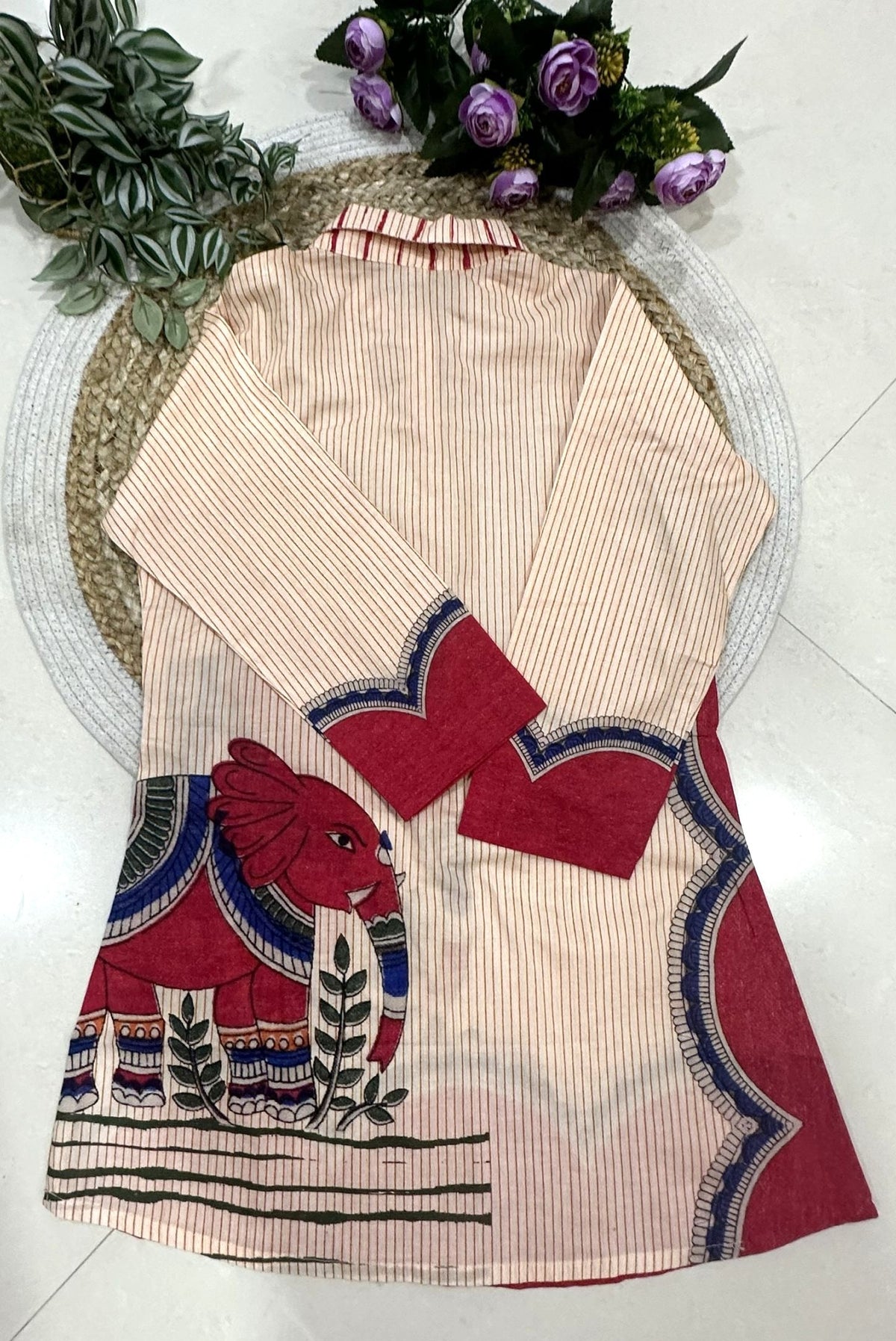 Printed Cotton Co-ord Set_KE-0211-89
