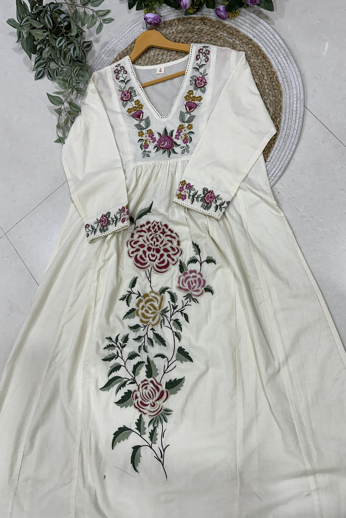 Premium Embroidery A-Line Kurta Set_KE-0211-17