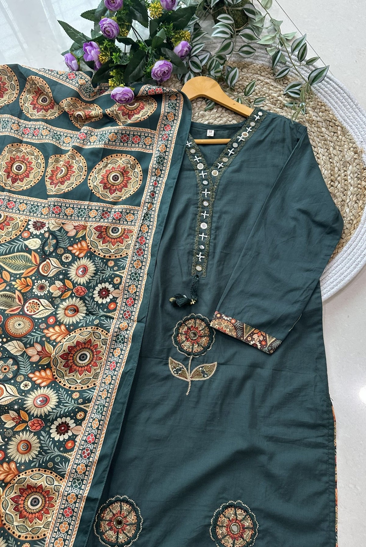 Elegant Embroidery Kurta Set_KE-0211-11