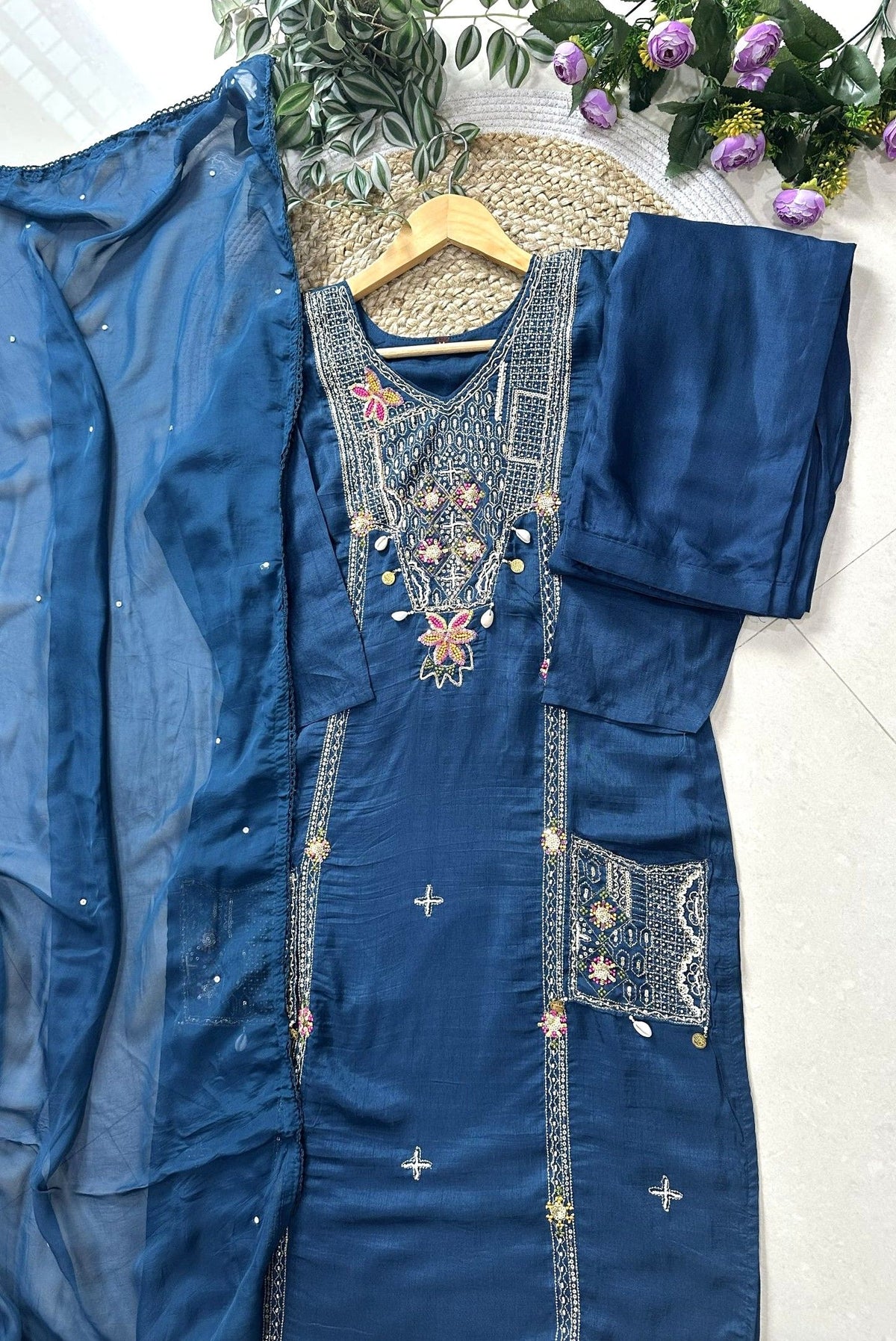 Premium Embroidery Kurta Set_KE-0211-99