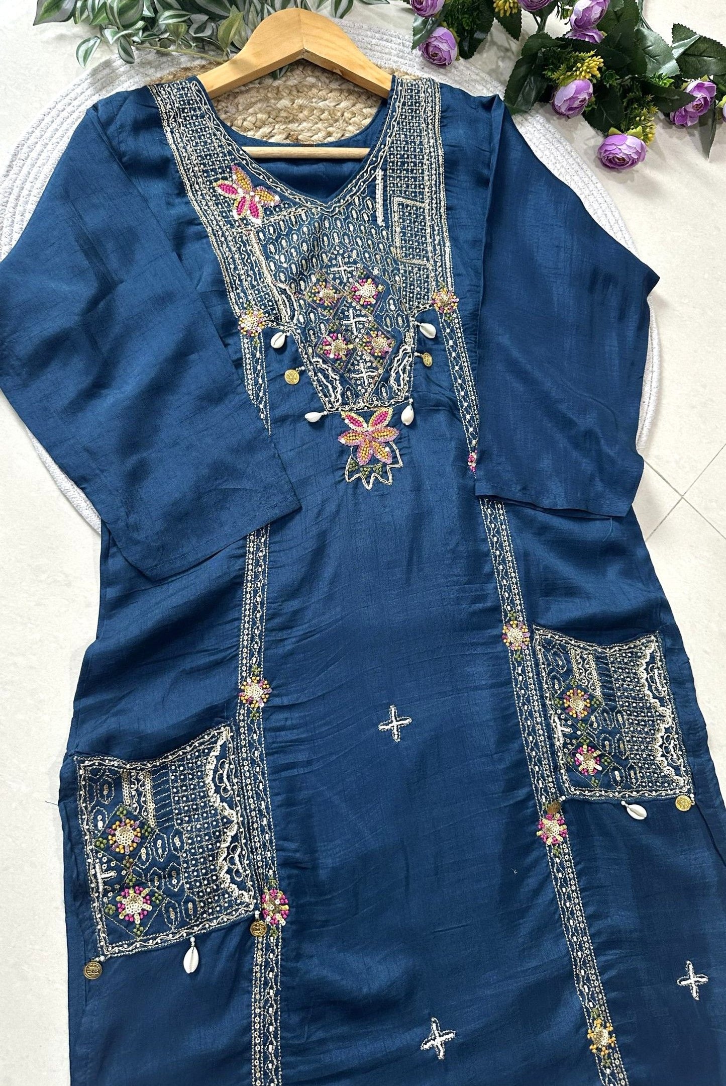 Premium Embroidery Kurta Set_KE-0211-99