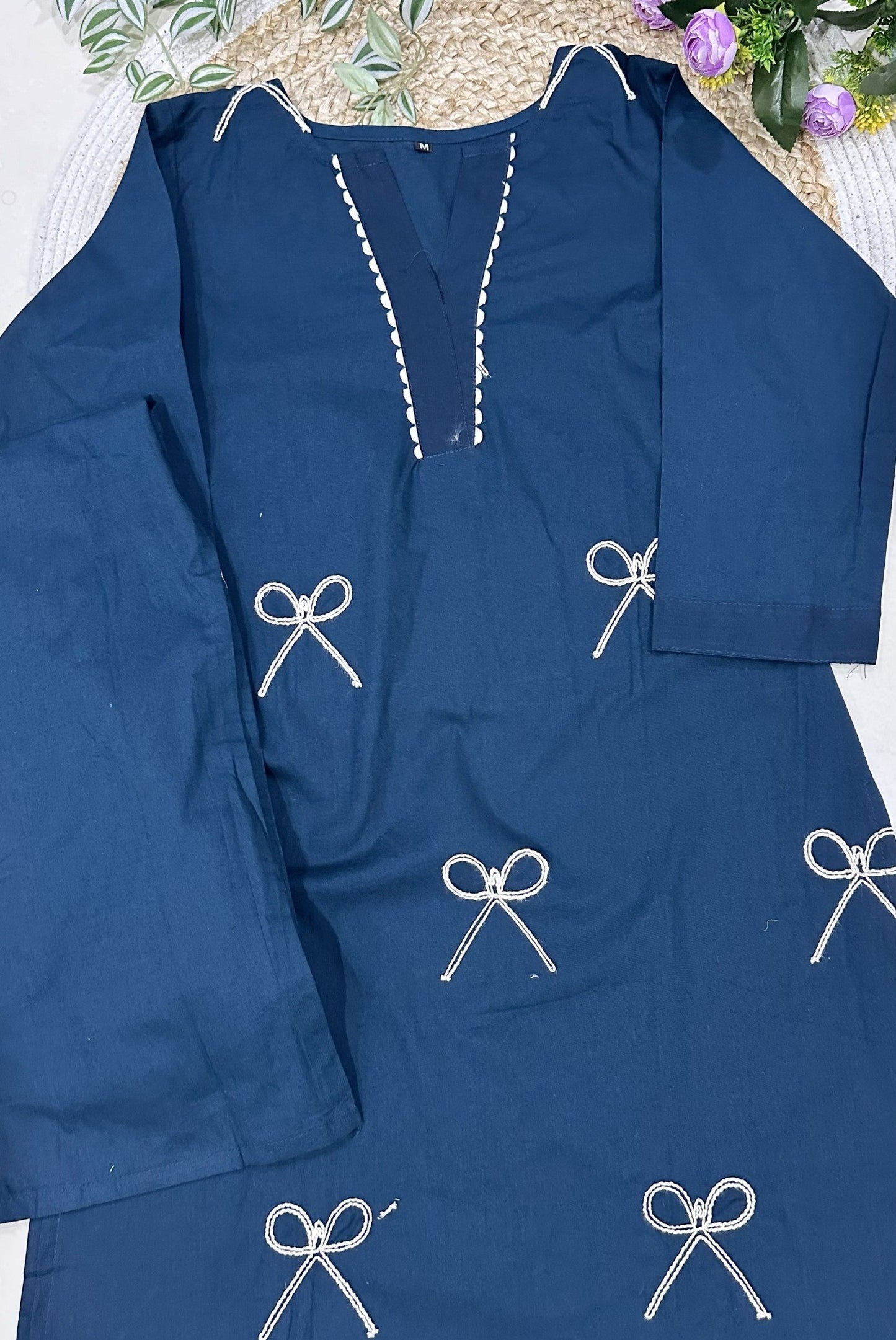 Embroidery Cotton Co-ord Set_KE-0211-20