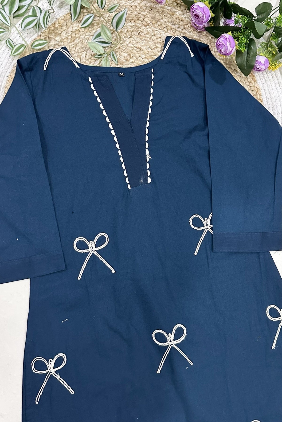 Embroidery Cotton Co-ord Set_KE-0211-20
