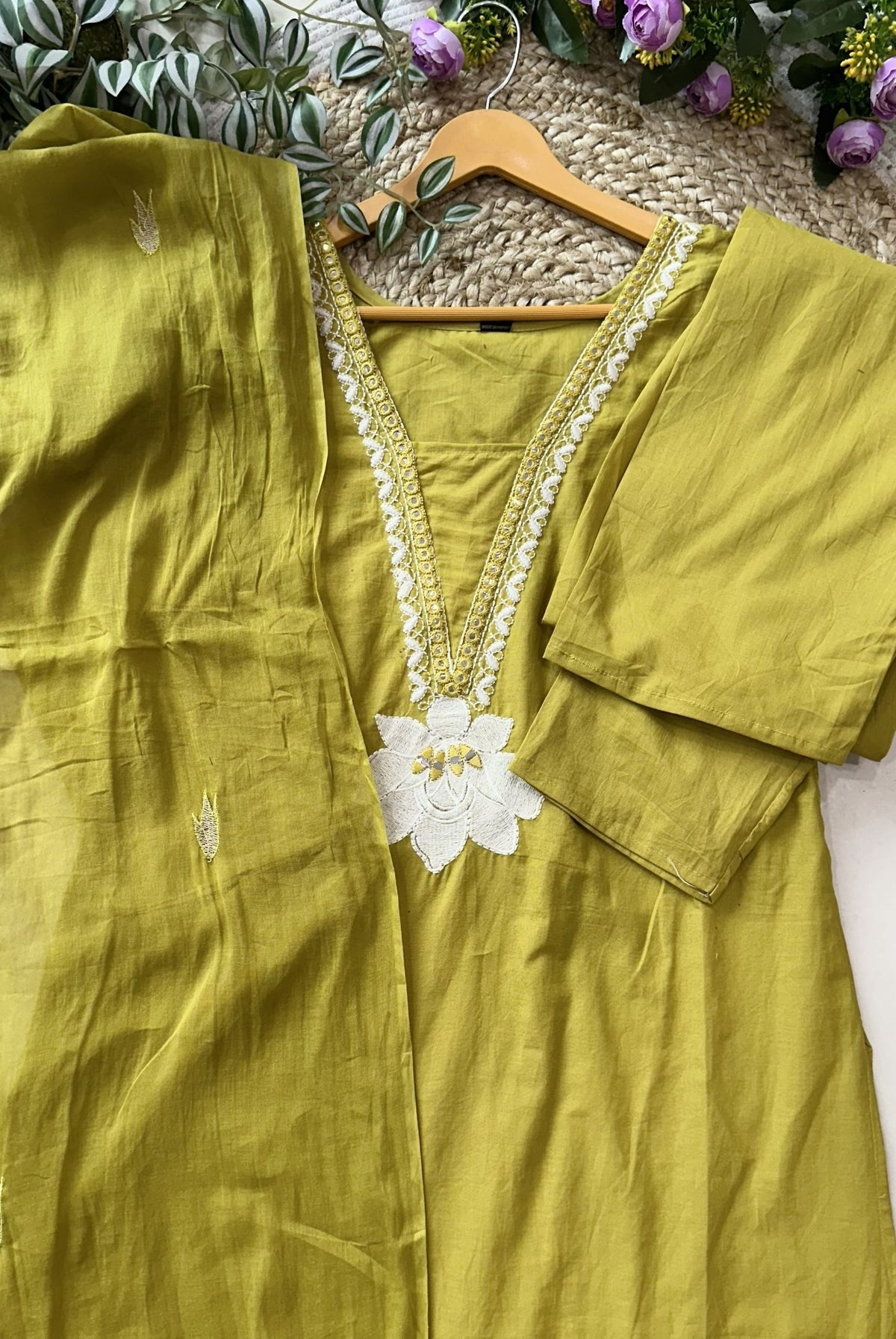 Cotton Embroidery Kurta Set_KE-0211-24