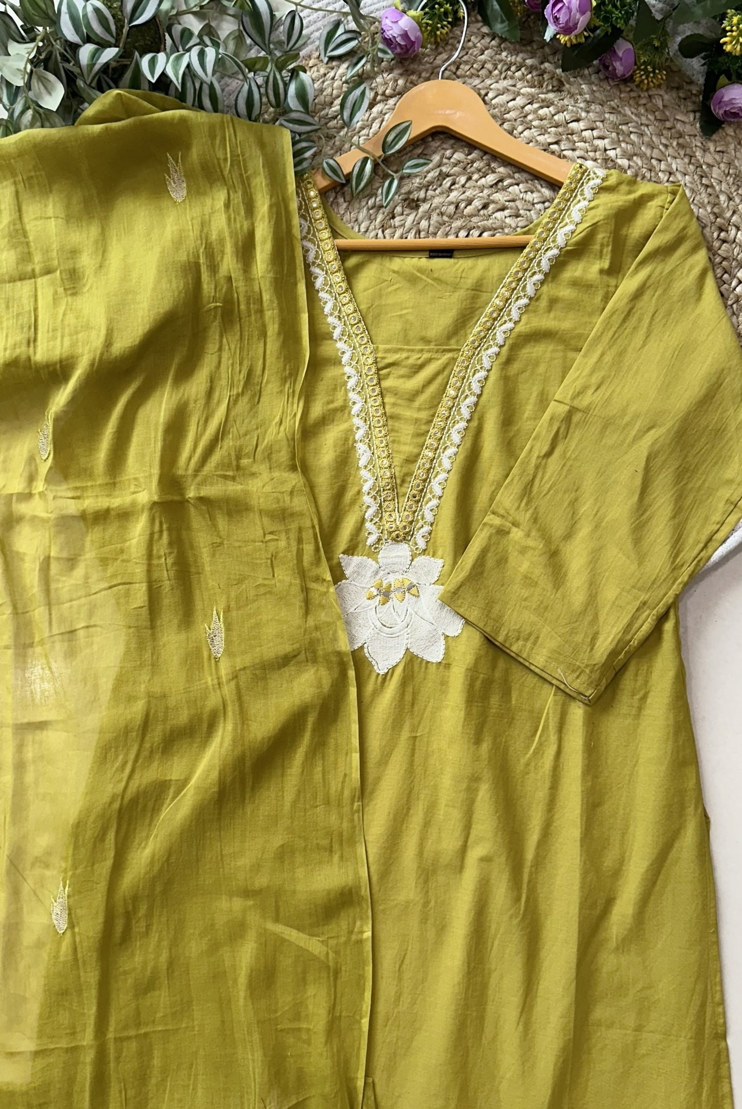 Cotton Embroidery Kurta Set_KE-0211-24