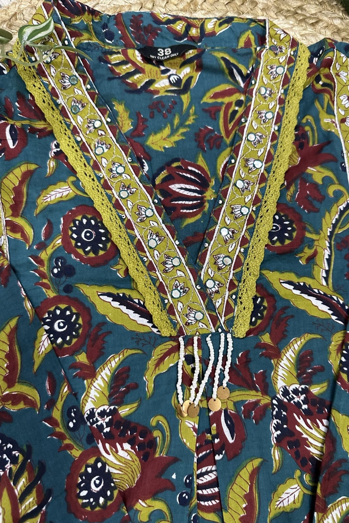Printed Cotton A-Line Kurta Set_KE-0211-25