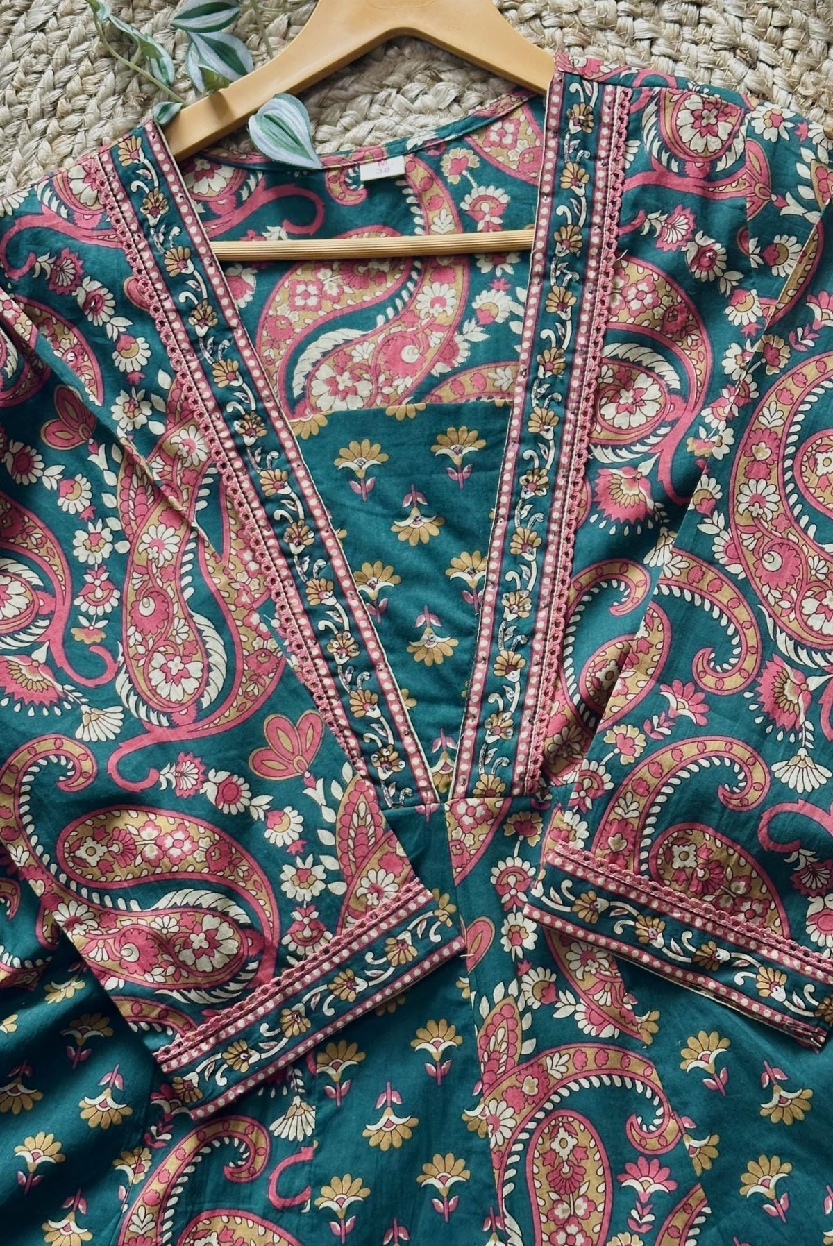 Printed Cotton Anarkali Kurta Set_KE-0211-36