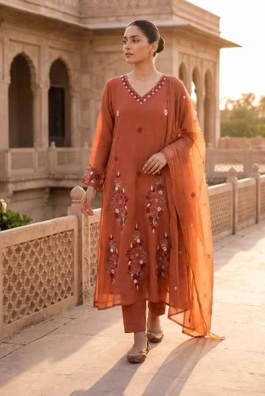 Premium Handwork Kurta Set_KE-0211-40