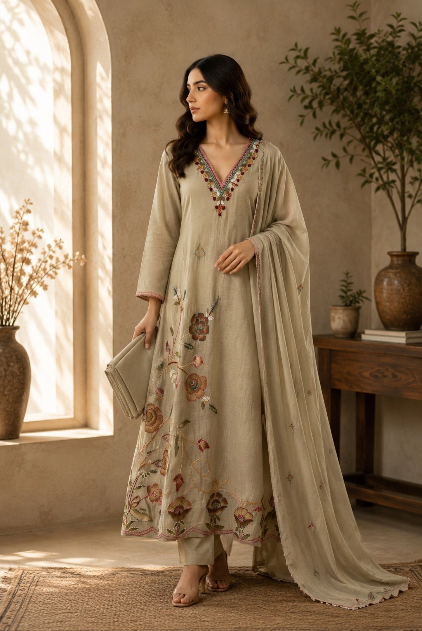 Premium Handwork Kurta Set_KE-0211-41