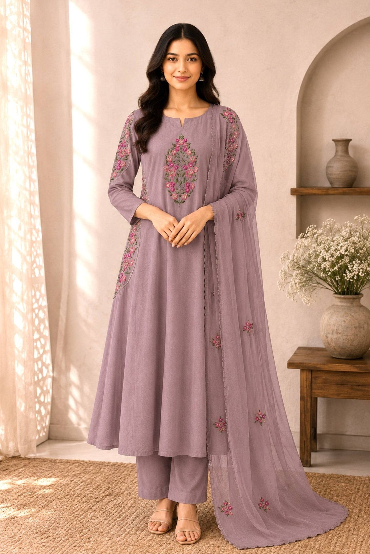 Premium Embroidery Kurta Set_KE-0211-47