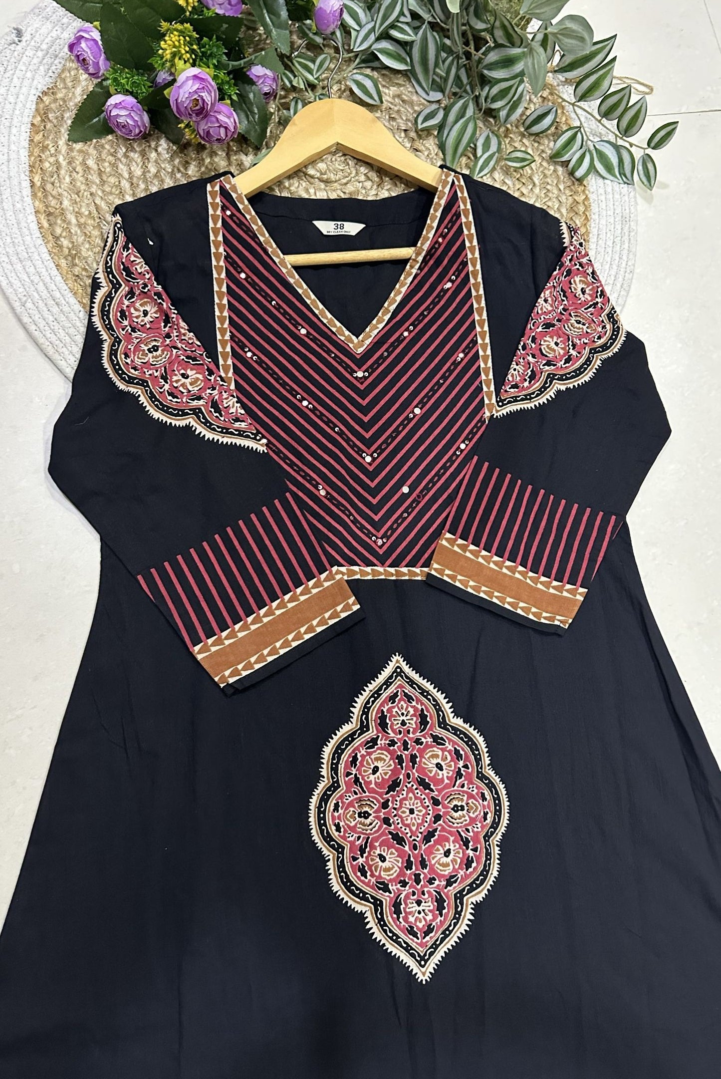 Premium Printed Cotton A-Line Kurta Set_KE-0211-63