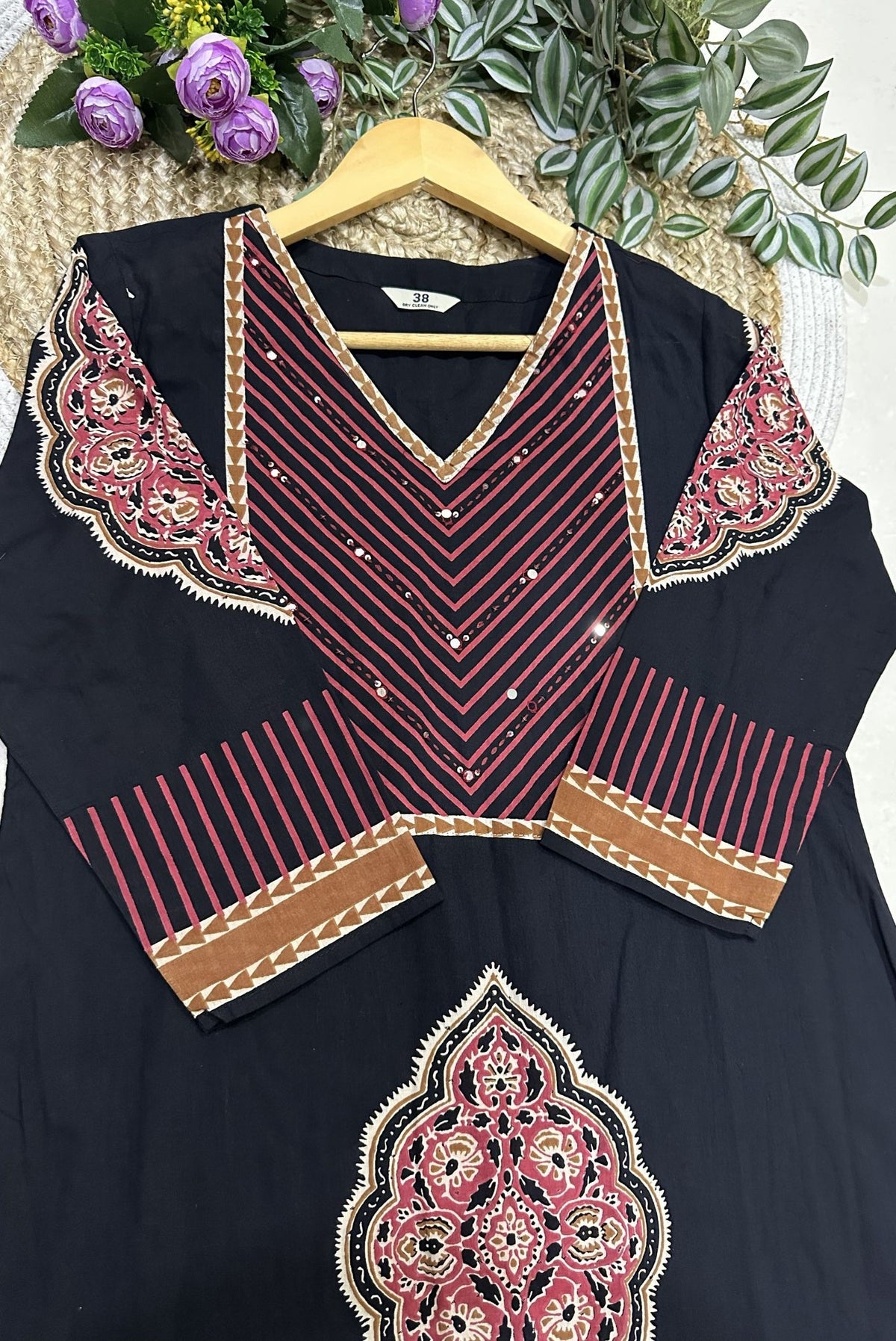 Premium Printed Cotton A-Line Kurta Set_KE-0211-63