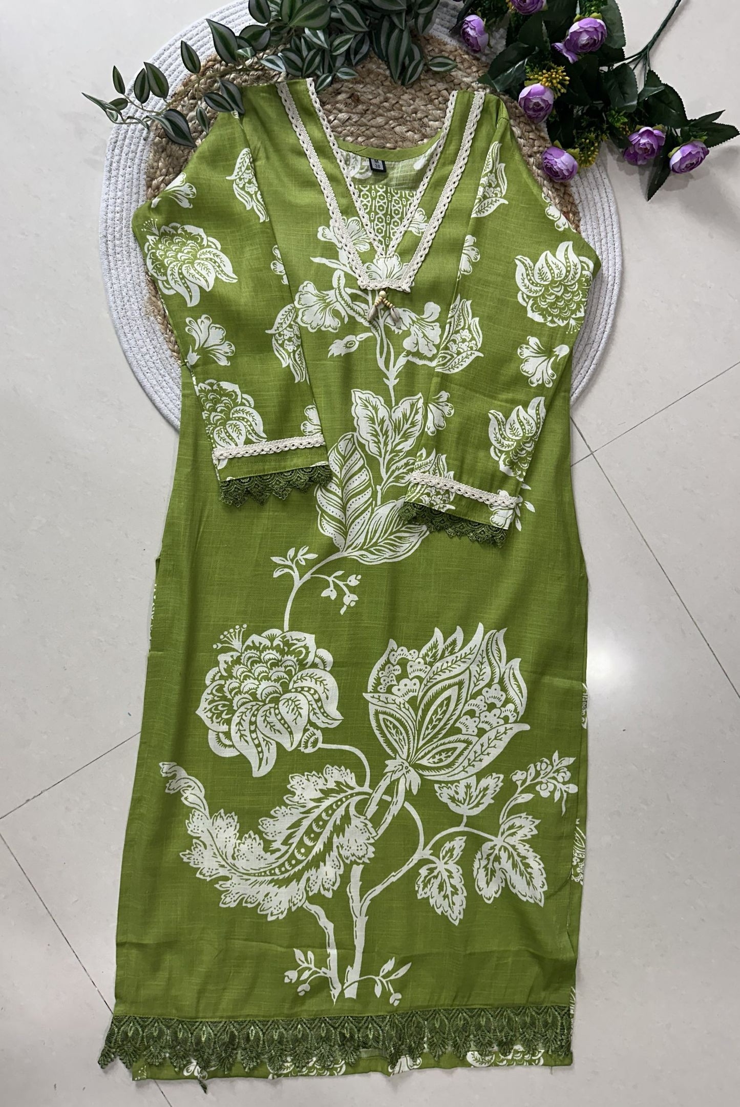 Printed Cotton Kurta Set_KE-0211-84