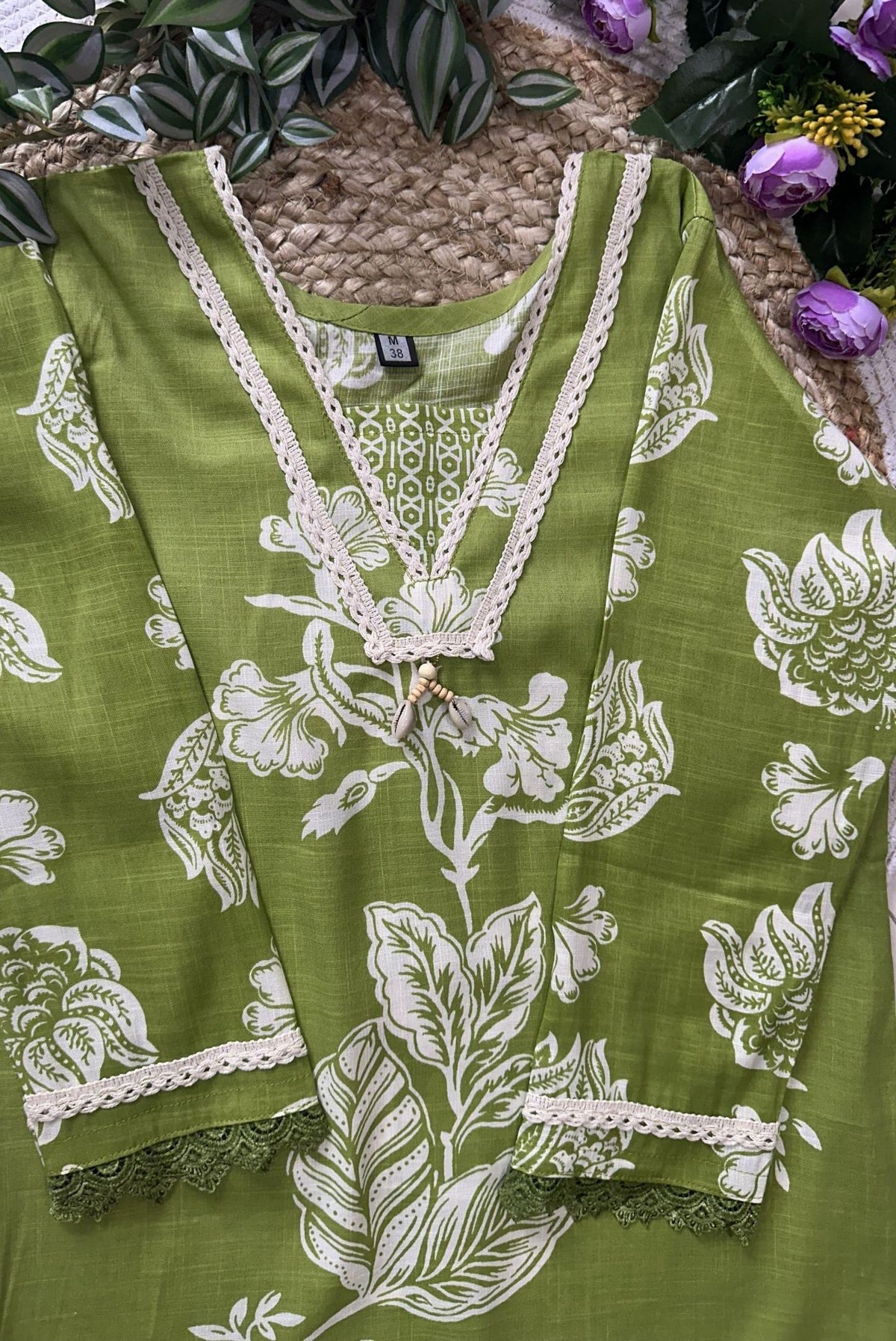 Printed Cotton Kurta Set_KE-0211-84