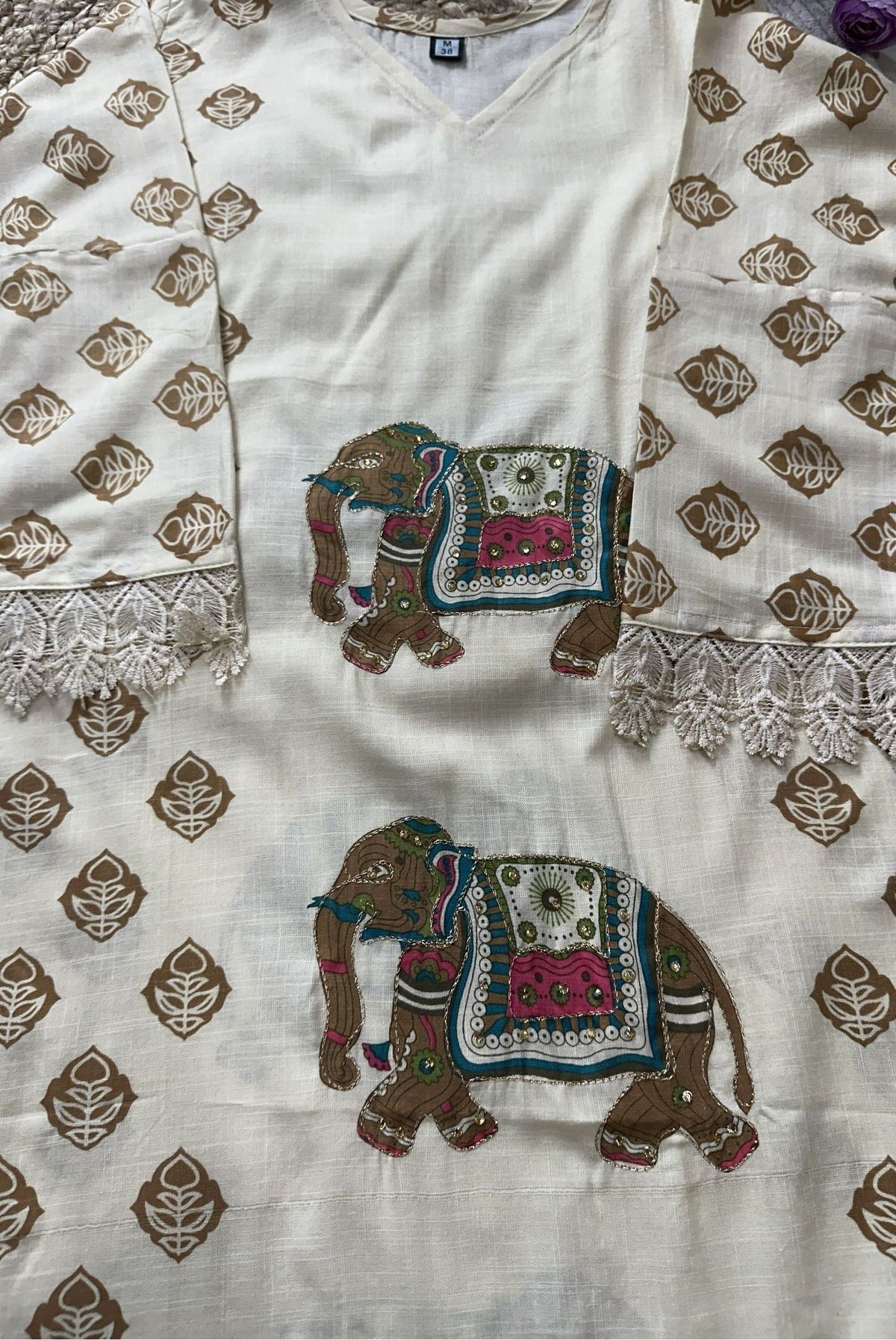 Printed Cotton Kurta Set_KE-0211-86